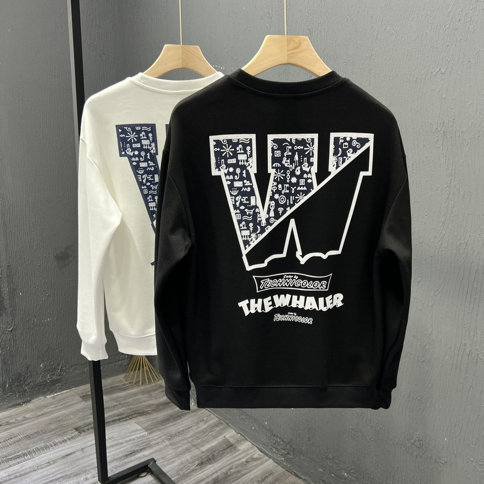 Wholesale new Hoodie men's hoodie 2023 autumn winter men's new hot long slept T-shirt men's high quality printed pullover top