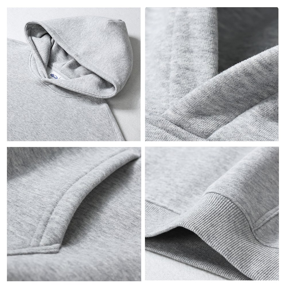 Best Sale High Quality Cotton French Terry Drop Shoulders Oversized Pullover Hoodies Plain Unisex Custom Hoodies