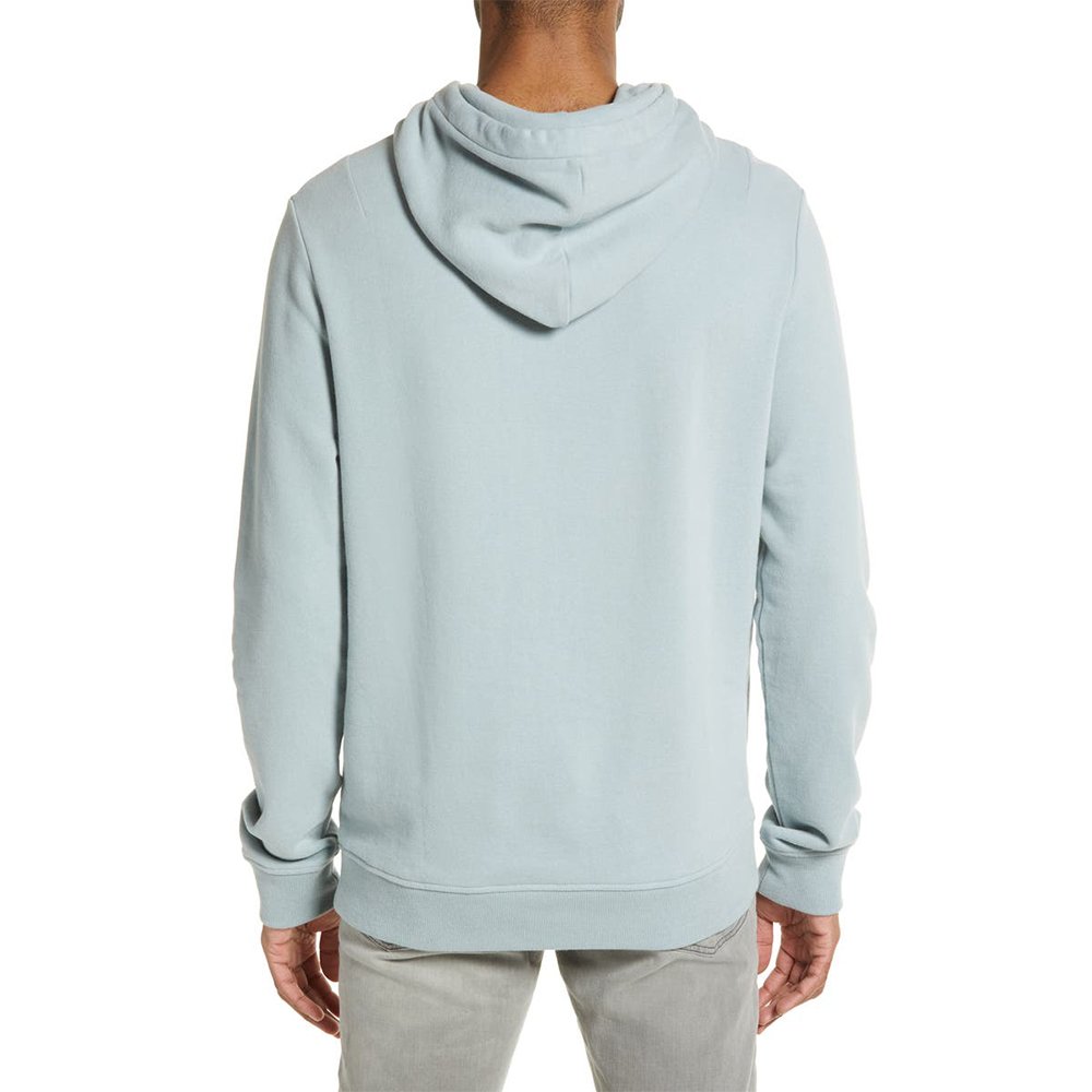 Men Embroidery Fleece Hooded Hoodies Mens Oversized Korean Sweatshirts
