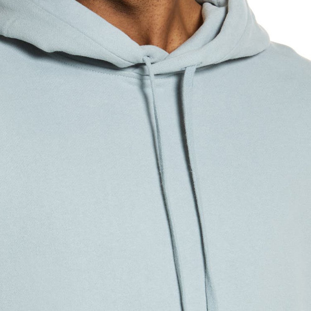 Men Embroidery Fleece Hooded Hoodies Mens Oversized Korean Sweatshirts