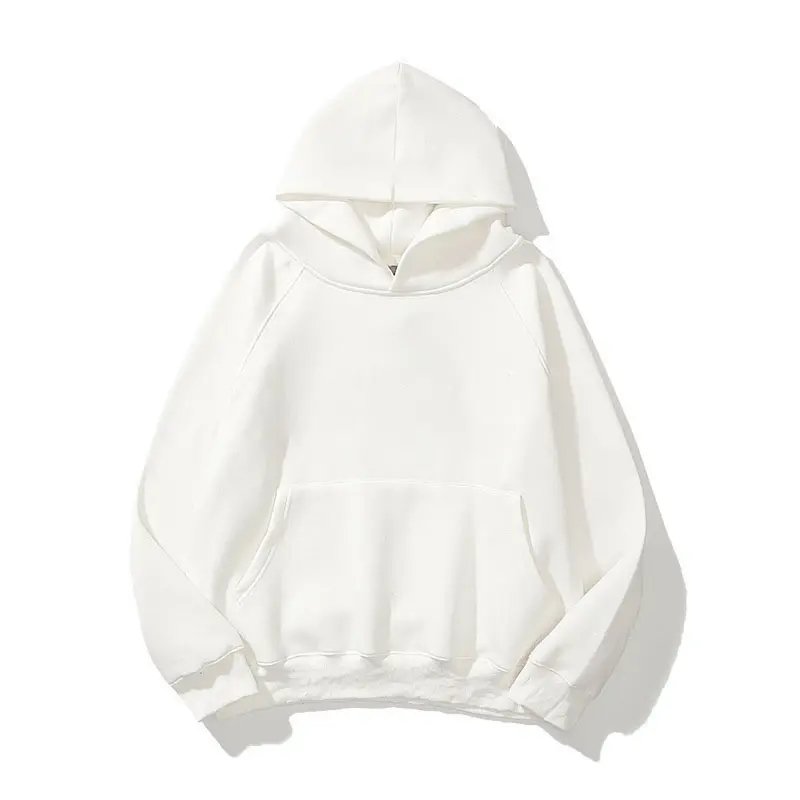 100% cotton custom logo high quality french terry hoodie & sweatshirts wholesale blank unisex hoodies plus size men's hoodies