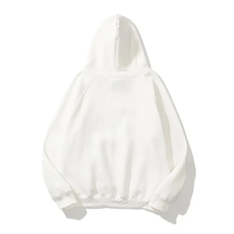 100% cotton custom logo high quality french terry hoodie & sweatshirts wholesale blank unisex hoodies plus size men's hoodies