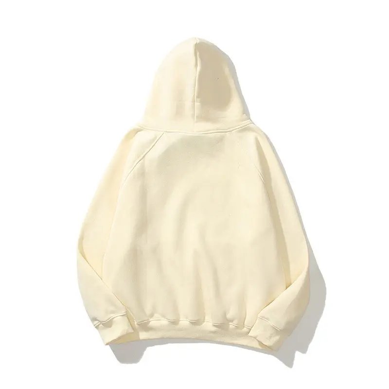 100% cotton custom logo high quality french terry hoodie & sweatshirts wholesale blank unisex hoodies plus size men's hoodies