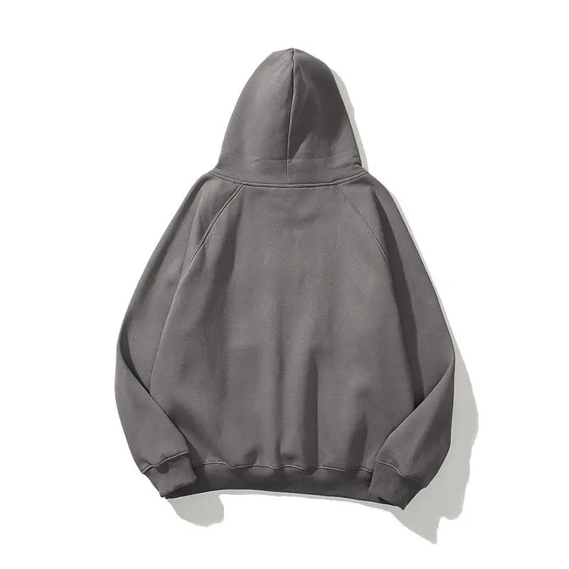 100% cotton custom logo high quality french terry hoodie & sweatshirts wholesale blank unisex hoodies plus size men's hoodies