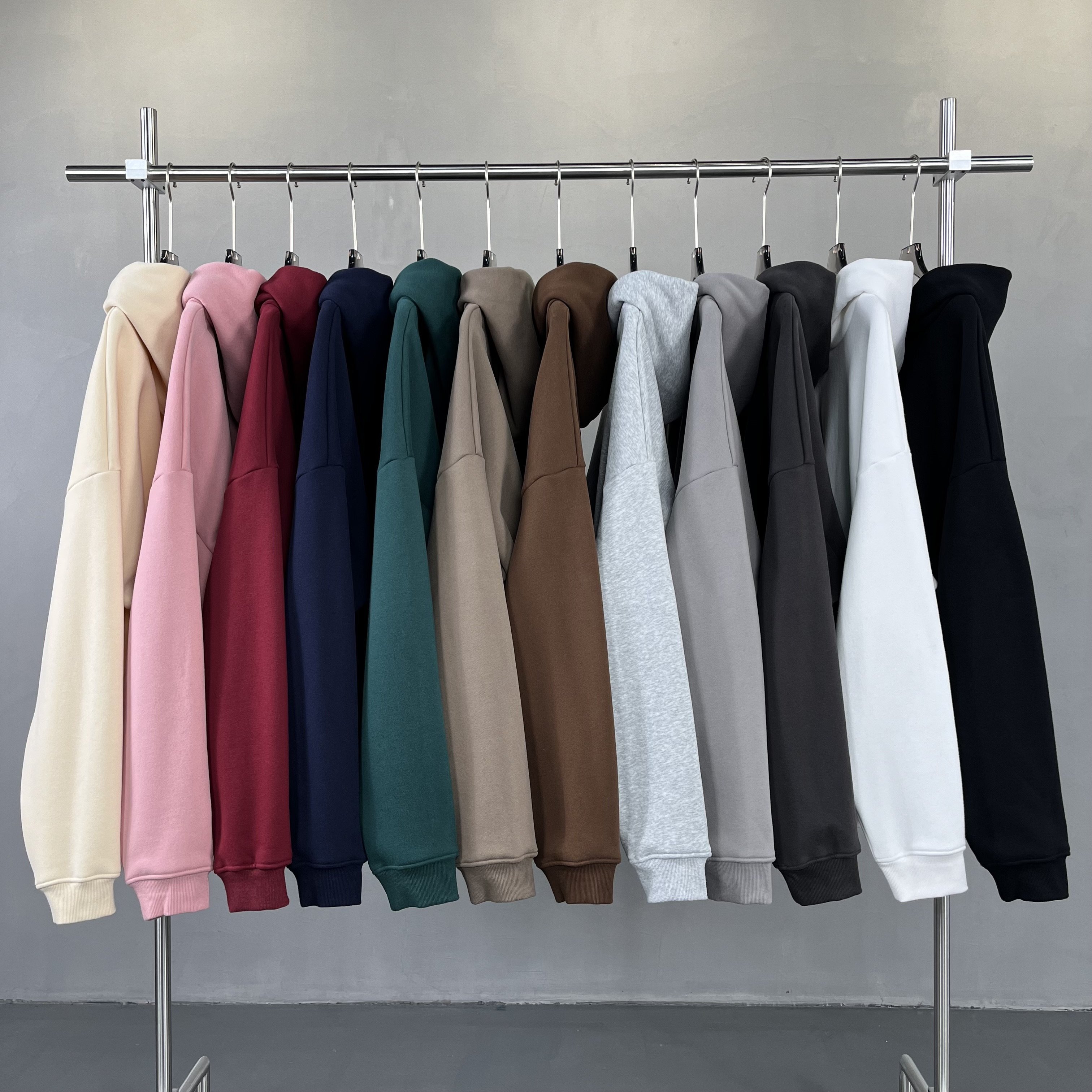 Wholesale High Quality Streetwear 420gsm luxury Hoodies Custom polar fleece Sweatsuit Oversized drop shoulder hoodie for men