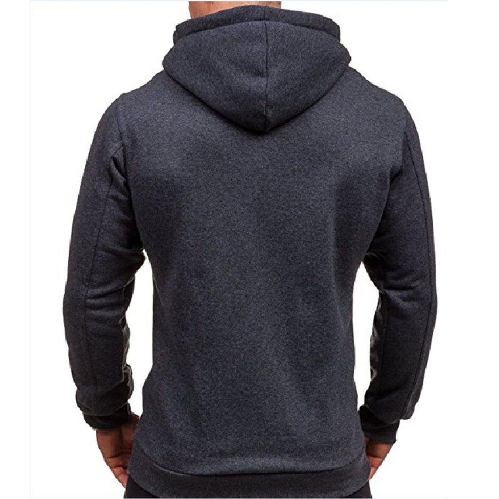 Custom Hoodie with Zipper Winter Fleece Polyester/Cotton Solid Pattern Polyester/Cotton Material