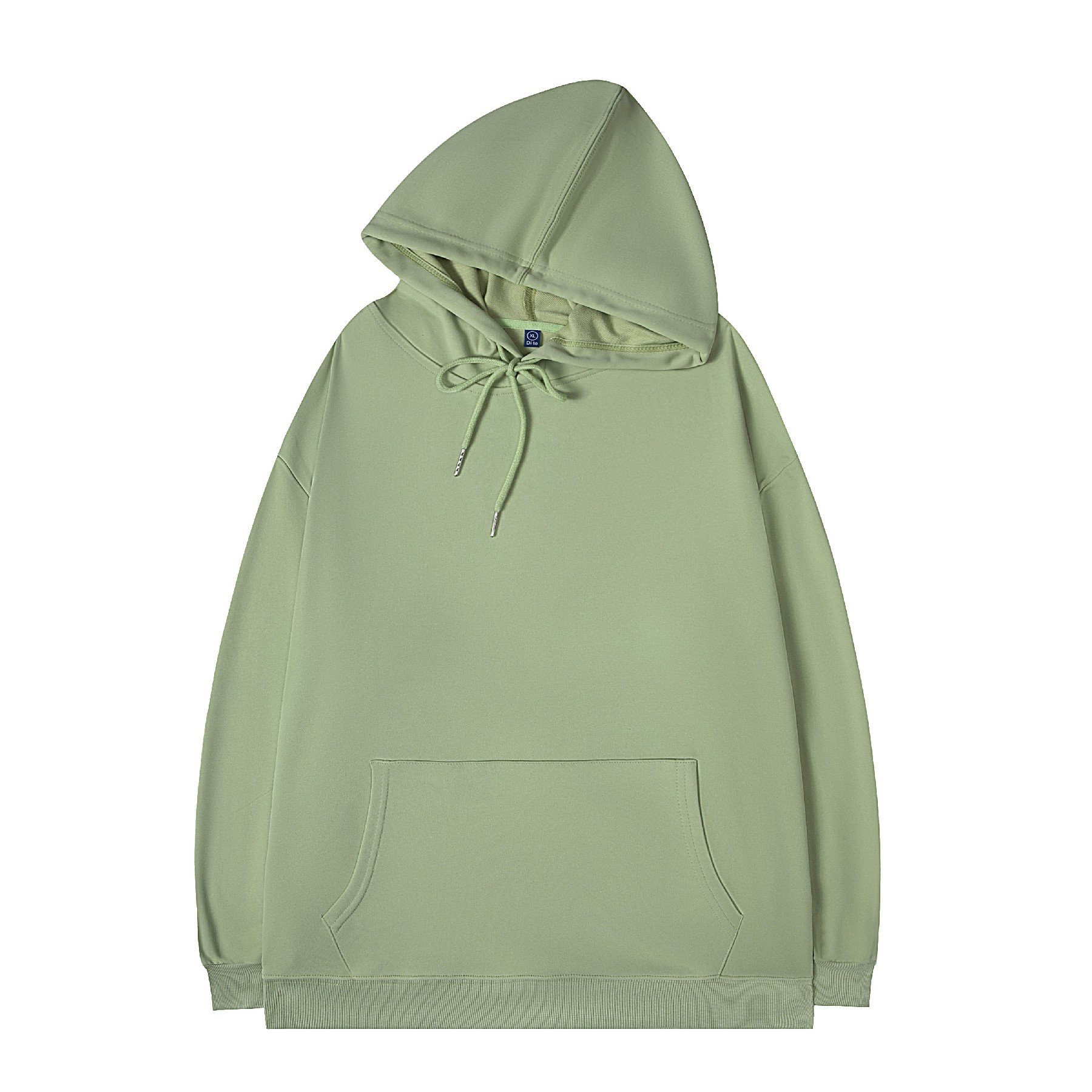 Wholesale New Fashion Men Autumn Winter Hooded Street Long Sleeve loose Solid Color Hooded Casual Blouse Fleece Tops Hoodies