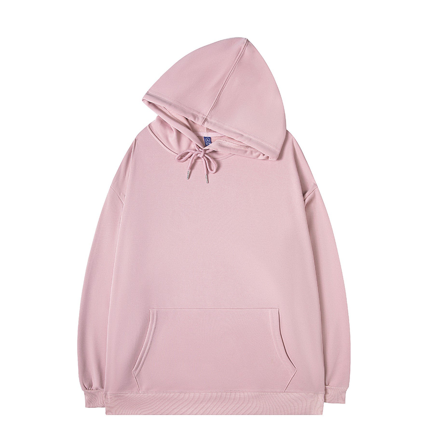 Wholesale New Fashion Men Autumn Winter Hooded Street Long Sleeve loose Solid Color Hooded Casual Blouse Fleece Tops Hoodies