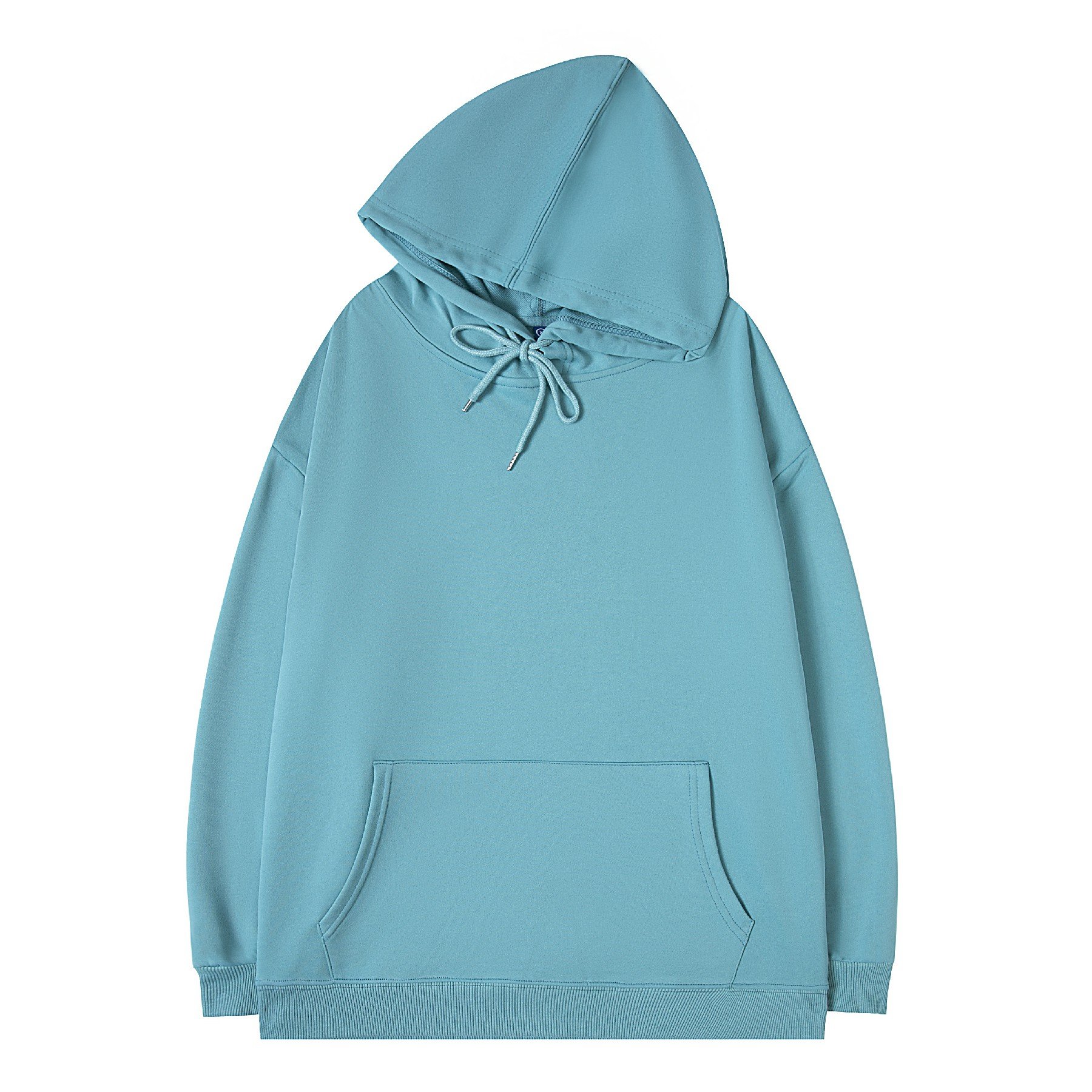Wholesale New Fashion Men Autumn Winter Hooded Street Long Sleeve loose Solid Color Hooded Casual Blouse Fleece Tops Hoodies