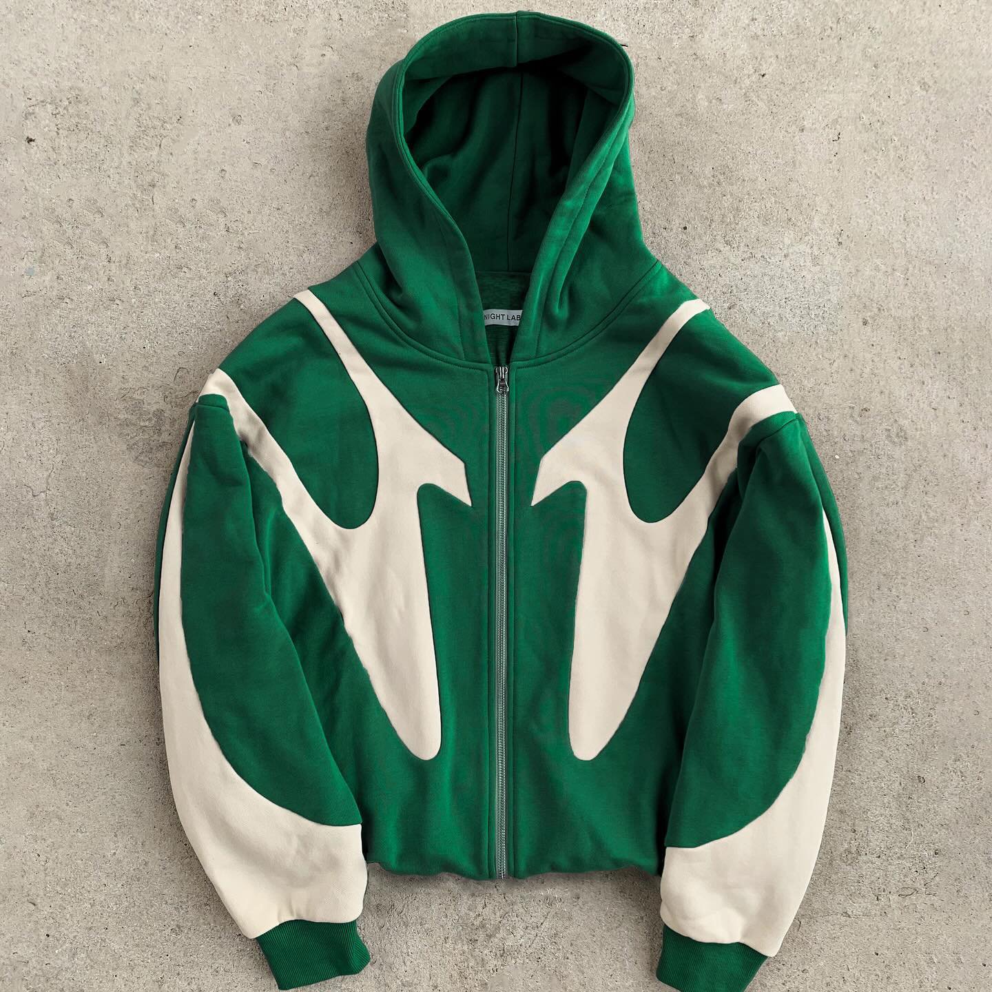 OEM Custom Men's Hoodie Set Skeleton Cotton Print Jogging Suit with Hooded Zipper Collar for Autumn Sportswear