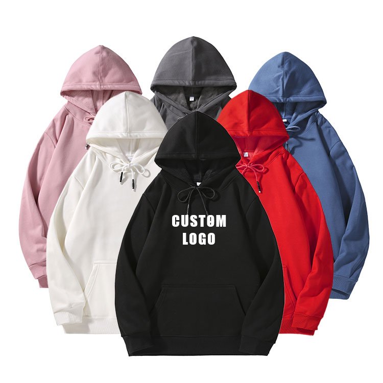 100% Cotton Blank Thick Fleece Heavy Weight Oversized Custom Print Logo Men's Hoodies & Sweatshirts