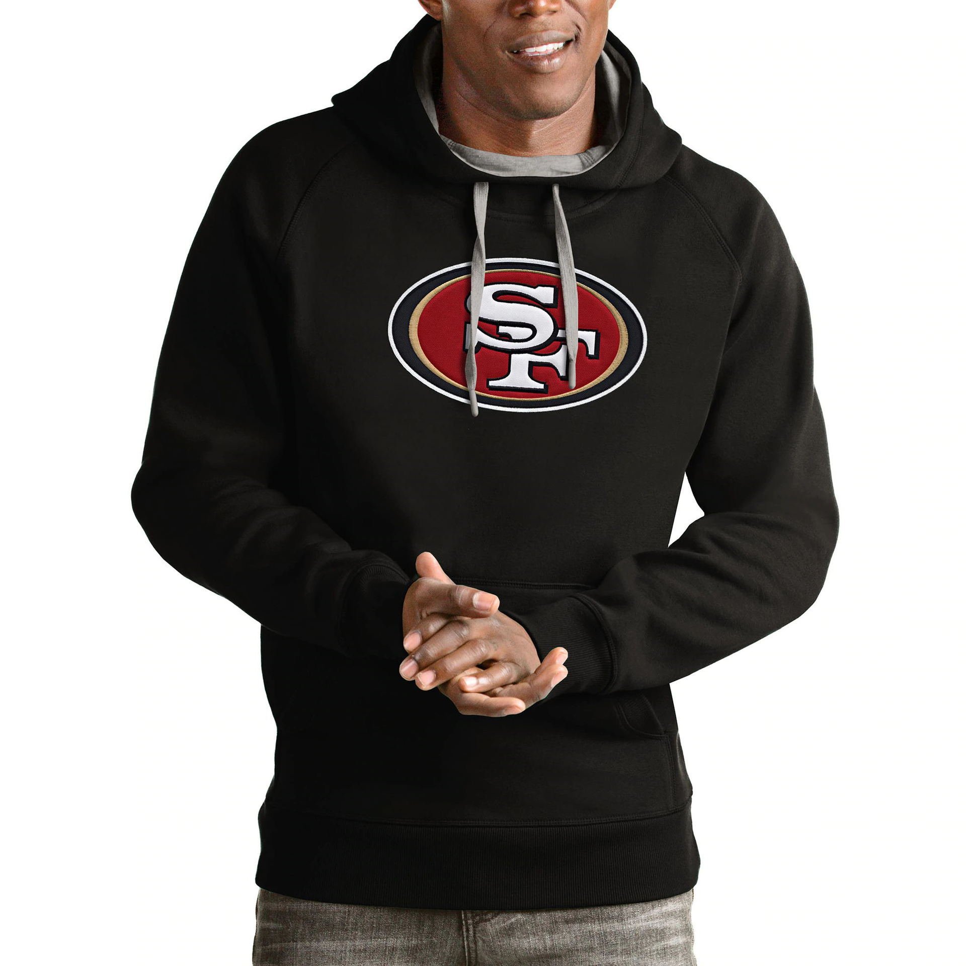 Factory Wholesale New Fashion American Football Team Sports Hoodies Polyester Cotton Sweatshirts Casual Sports Men's Hoodies