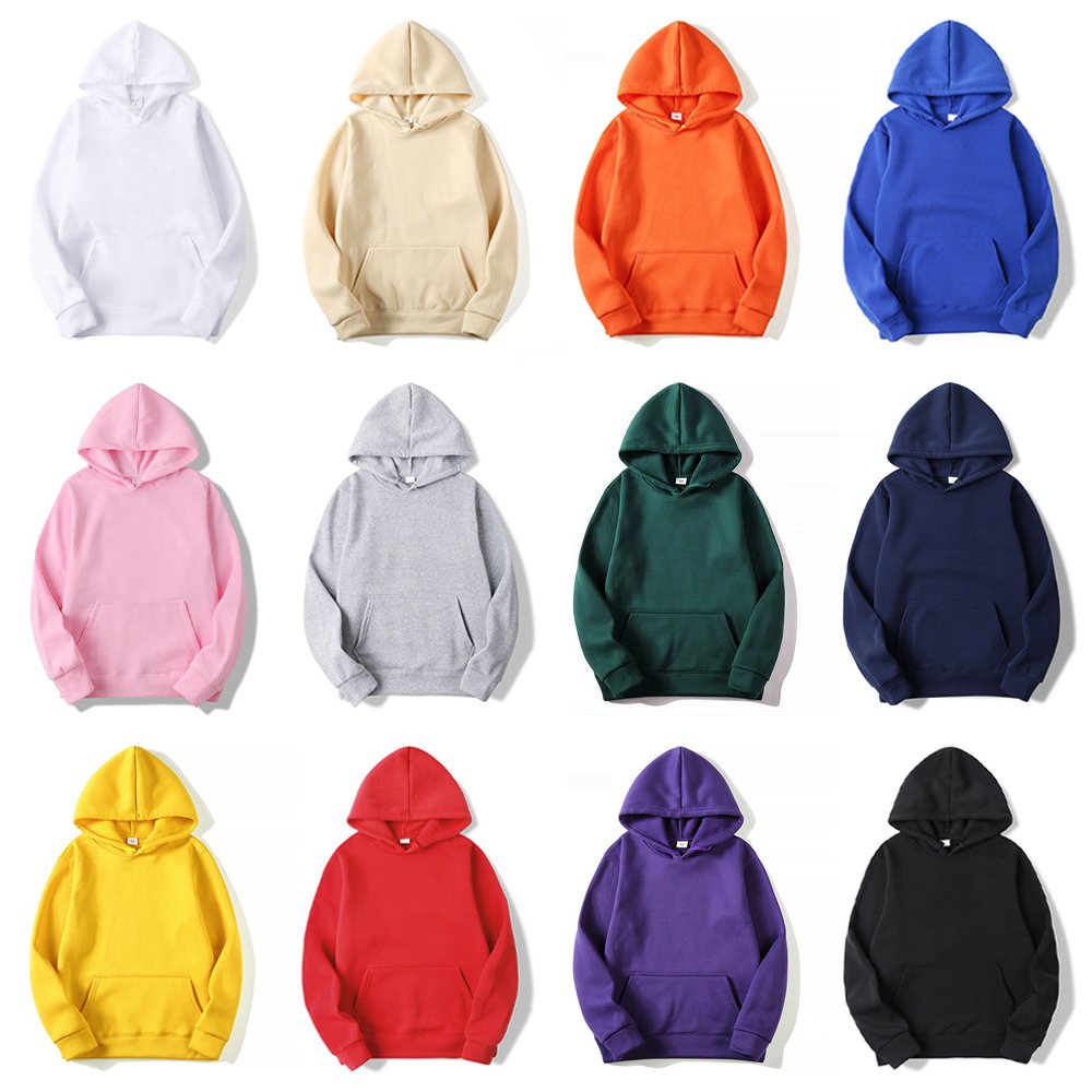 Plain Fleece Hoodies Custom Logo Cheap Bulk White Hoodies Men Wholesale Knitted Pullover Hoodies For Men Sudaderas Con Capucha