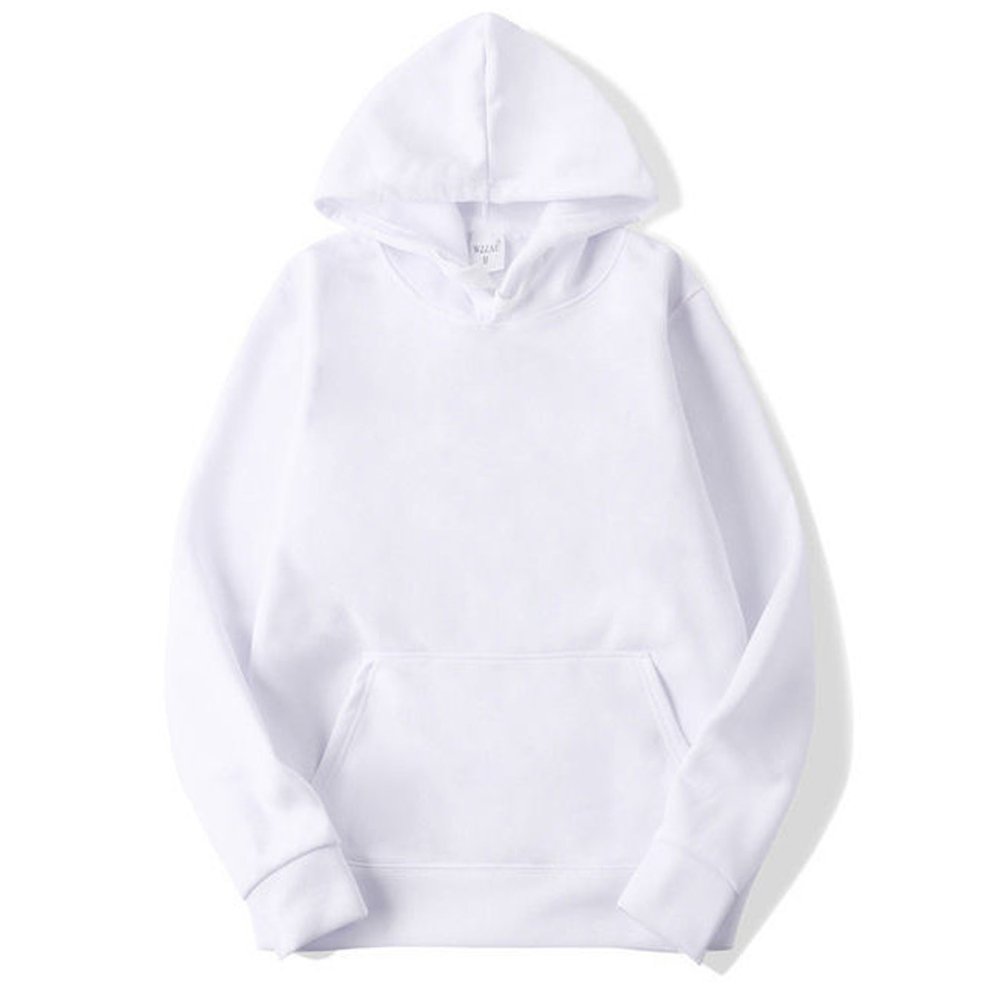 Plain Fleece Hoodies Custom Logo Cheap Bulk White Hoodies Men Wholesale Knitted Pullover Hoodies For Men Sudaderas Con Capucha