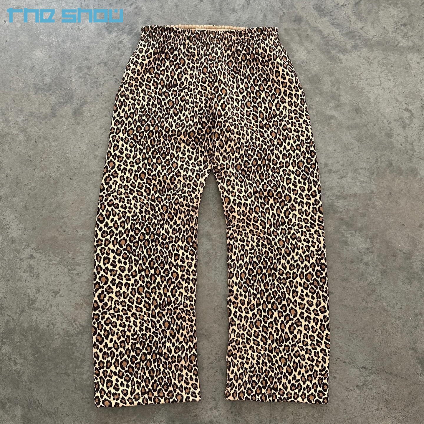 High Quality Customization Sweats Leopard Print Hooded 400GSM Heavyweight 100% Cotton Men's Hoodie Oversized Boxy Sweatshirts