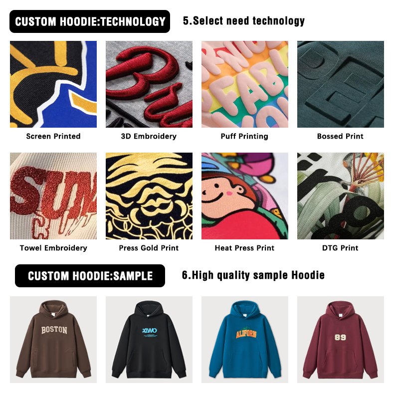 Custom Plain Hoodies Gym Heavyweight Pullover Blank Oversized Cotton Hoodies Sweatshirts Men Hoodies Streetwear For Men