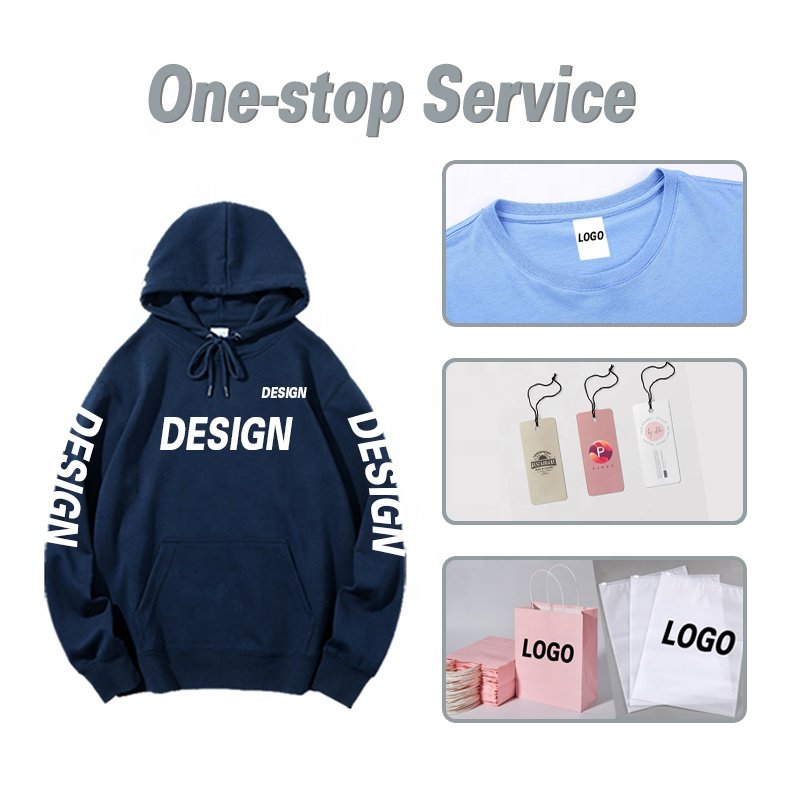 men's 100%cotton blank thick french terry luxury quality heavy weight oversized fit custom print logo men's hoodies&sweatshirts