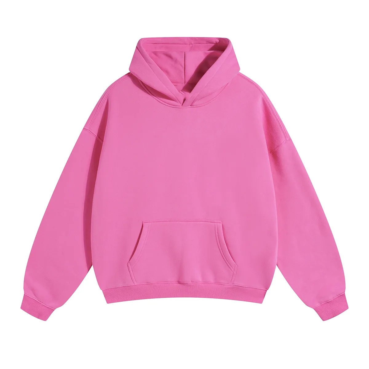 Custom 100% Cotton Blank Thick Fleece Heavy Weight Oversized Custom Print Logo Men's Hoodies & Sweatshirts