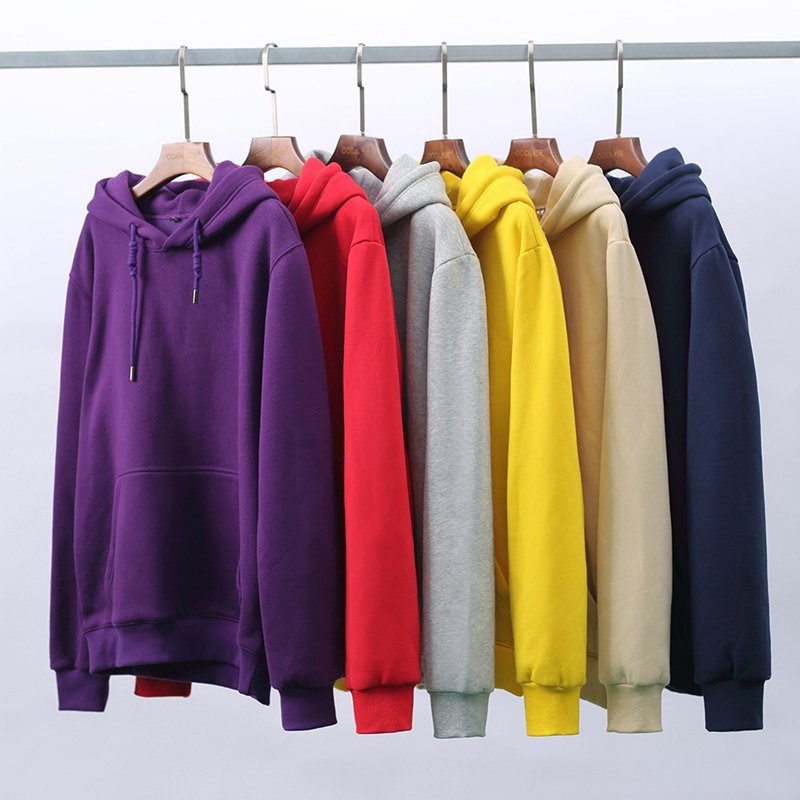 Wholesale Custom Logo Men's Hoodies Set 3D Puff Oem Embroidery Blank Plain Pullover Tracksuit Sweatshirts