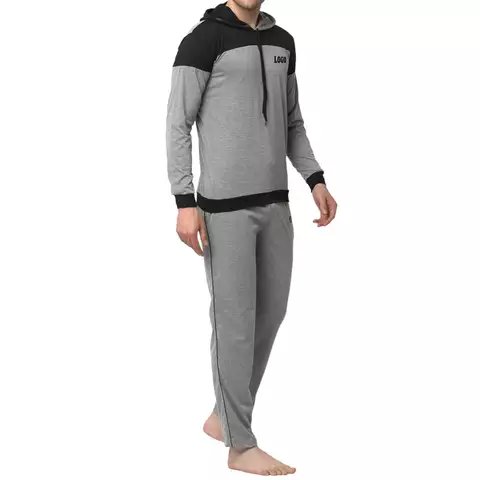 OEM Custom Logo Fitness Sports Suits Sets Hoodies and Joggers Sweat Suit Zipped Sportswear Men Slim Fit Tracksuit