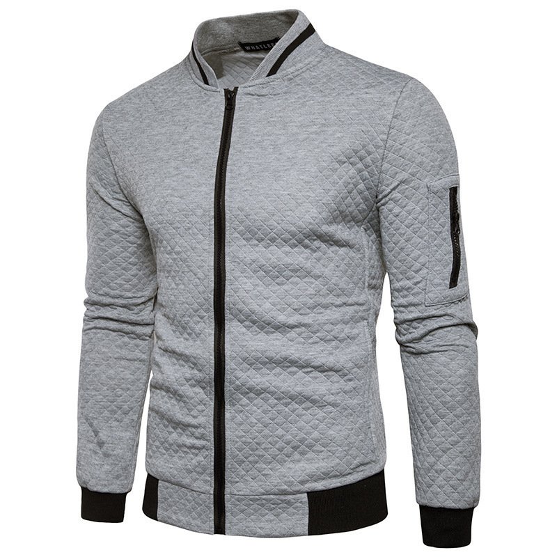 custom high quality Polyester zipper sport relaxation coat wholesale plus size men's jackets winter jacket for men