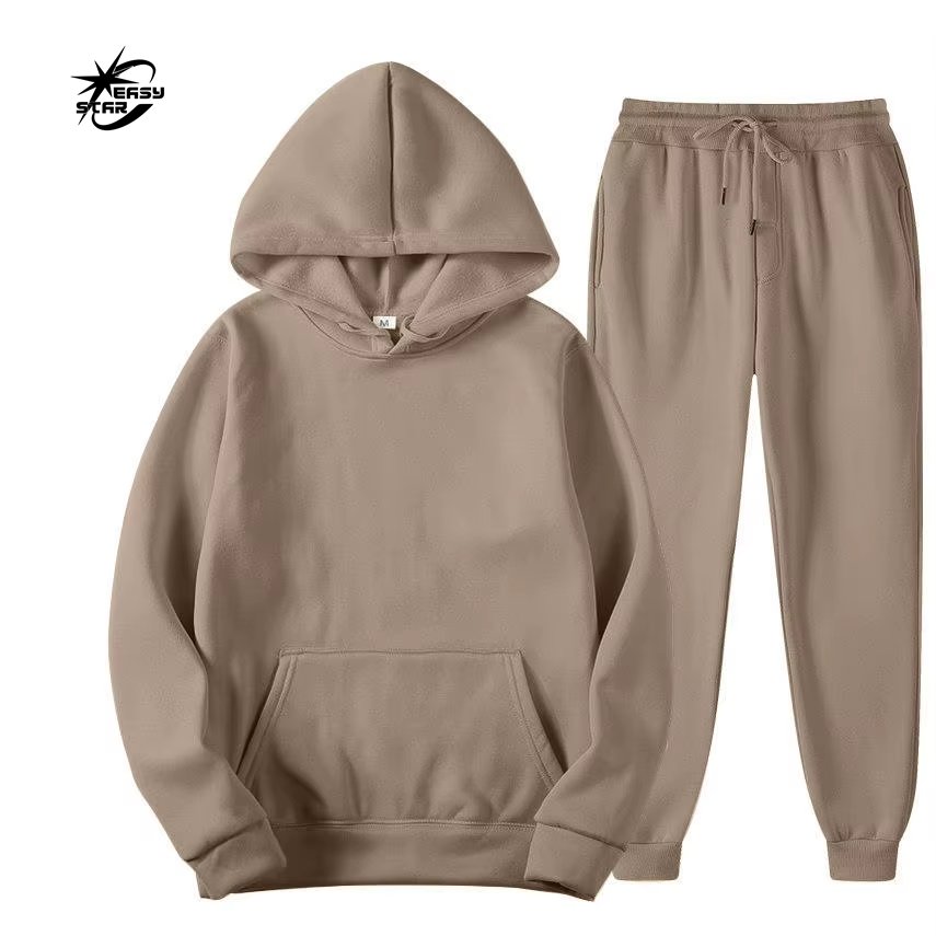 Wholesale Custom Embroidery Tracksuits For Men Slim Fit 100% Cotton Cargo Sweat men's hoodies & sweatshirts stock