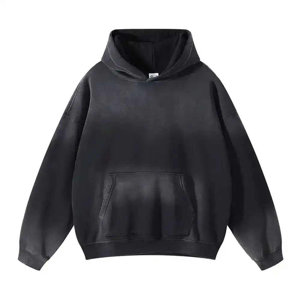 High Quality sand wash hoodie Fashion Blank Oversize Hoodie Men Clothes Custom Logo Breathable Men's Hoodies