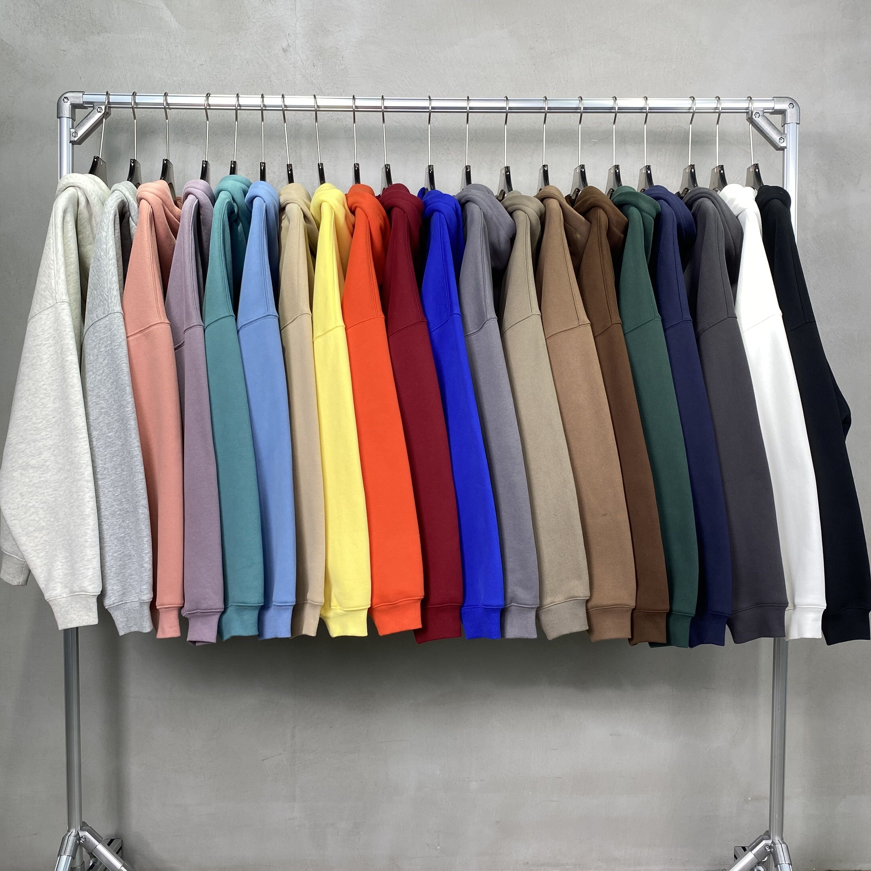 High Quality Streetwear 360gsm 100% Cotton Oversized Hoodie casual Blank Customized Hoodie men's hoodies