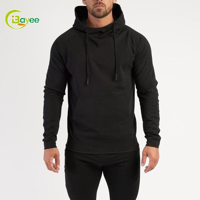 Custom Blank High Quality Slim Fit Gym Wear Sport Men'S Clothing Sports Hoodies Wholesale Oversize Fitness Gym Hoodie