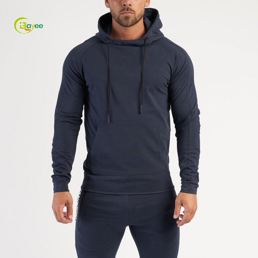 Custom Blank High Quality Slim Fit Gym Wear Sport Men'S Clothing Sports Hoodies Wholesale Oversize Fitness Gym Hoodie