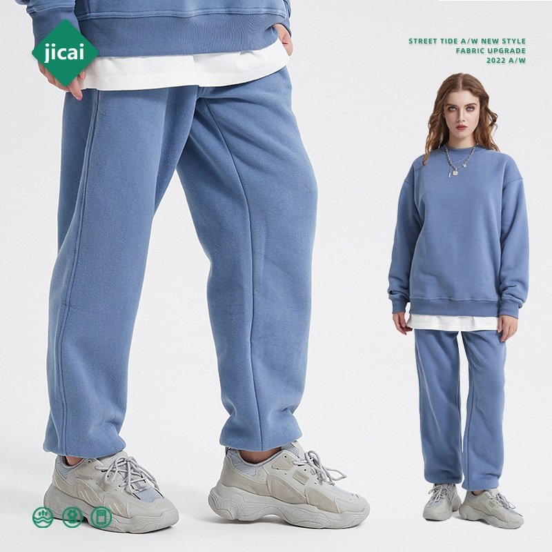 New polar fleece hipster brand with fleece sports sweatpants warm casual thick autumn and winter pants for men