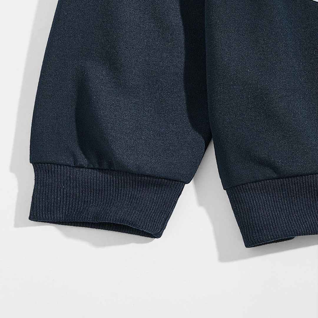 Hot Sale 2024 New Men's Tracksuits Causal Wear Soft Touch Two Tone Blue Color and White Lining Men's Hoodie Tracksuits