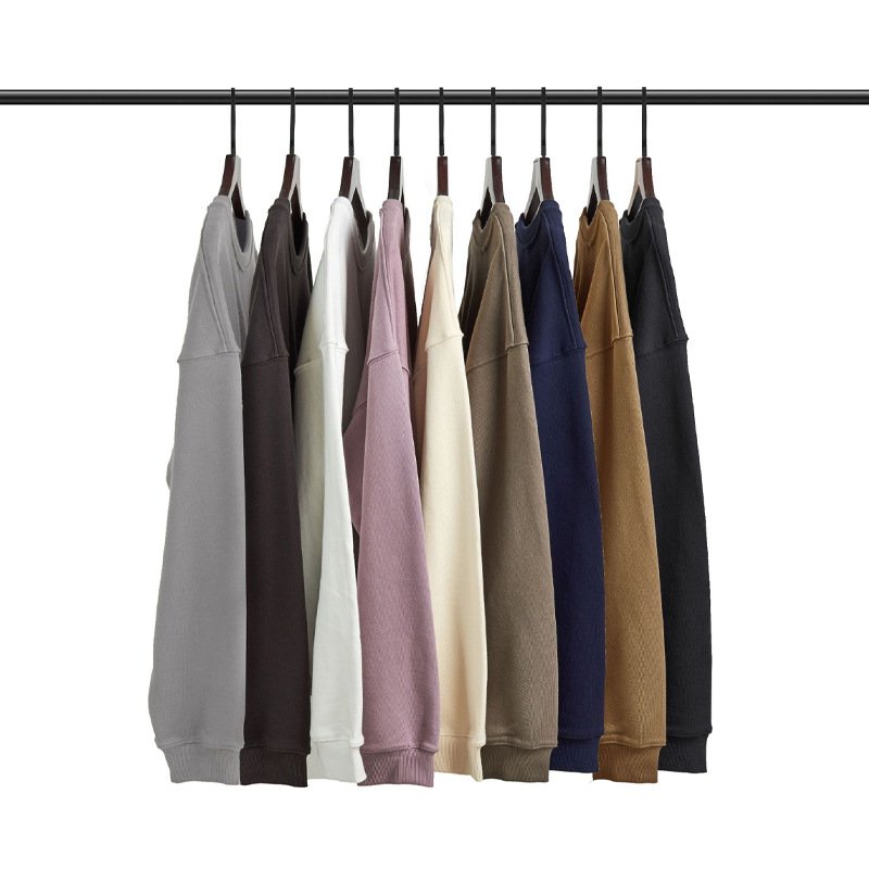 Long Sleeve Men's Hoodies and Sweatshirt 2024 Winter Brand Custom Heavy Crewneck Essentials Hoodie