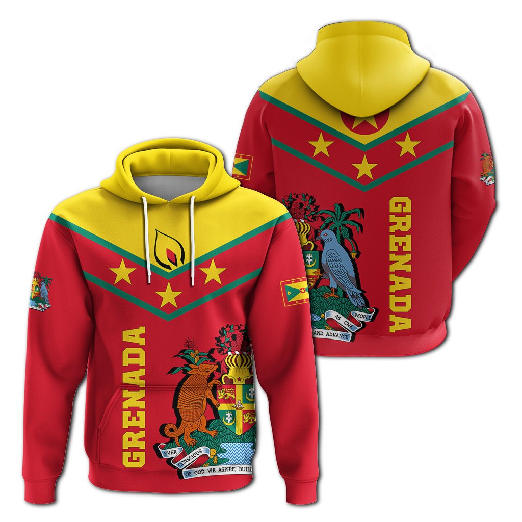 Customized Grenada Flag Men's Hoodies Grenadian Hooded Hoodie Pullover Hoodies Plus Size Sweatshirts Clothing Wholesale