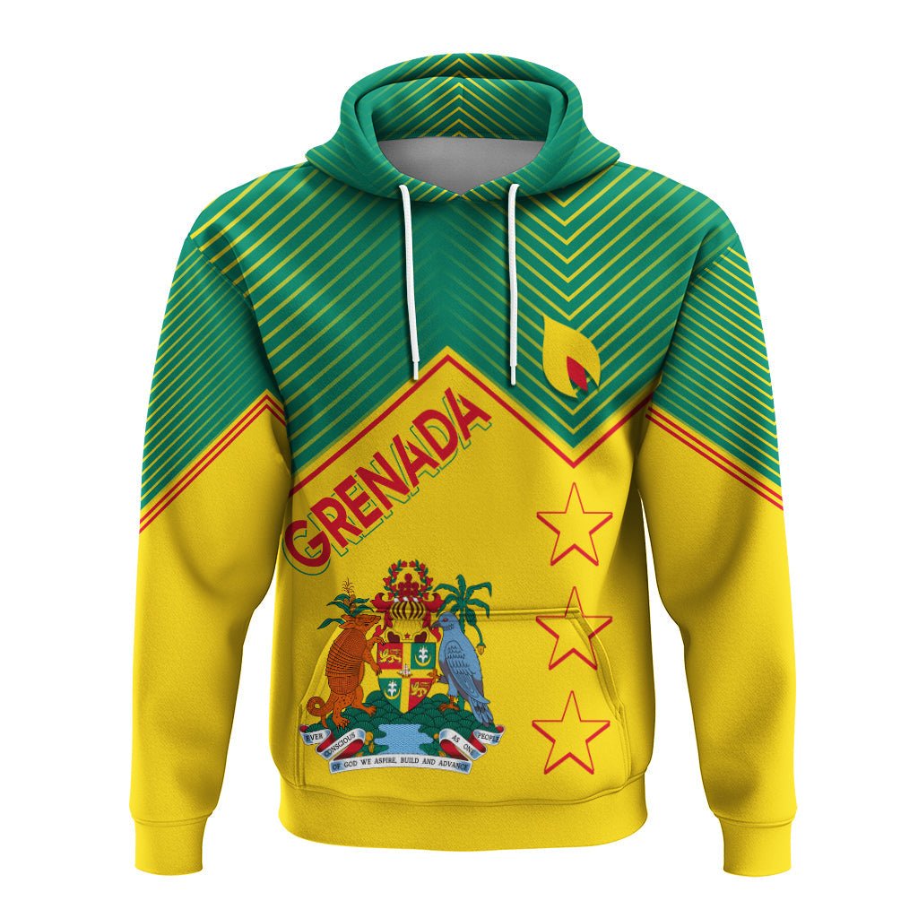 Customized Grenada Flag Men's Hoodies Grenadian Hooded Hoodie Pullover Hoodies Plus Size Sweatshirts Clothing Wholesale