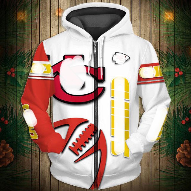 Wholesale American football team hoodie Men's zipper hoodie Men's football team hoodie