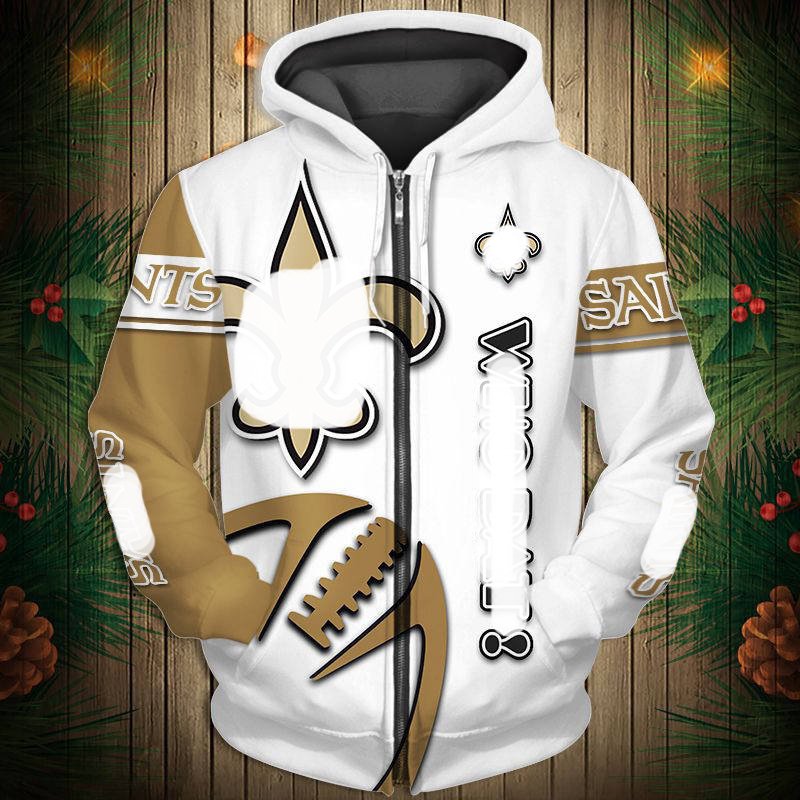 Wholesale American football team hoodie Men's zipper hoodie Men's football team hoodie