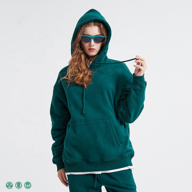 Manufacture Cotton Polyester Hooded Pullover Sweatshirt Premium Heavy Weight 360 GSM Fleece Oversized Custom Men's Hoodies