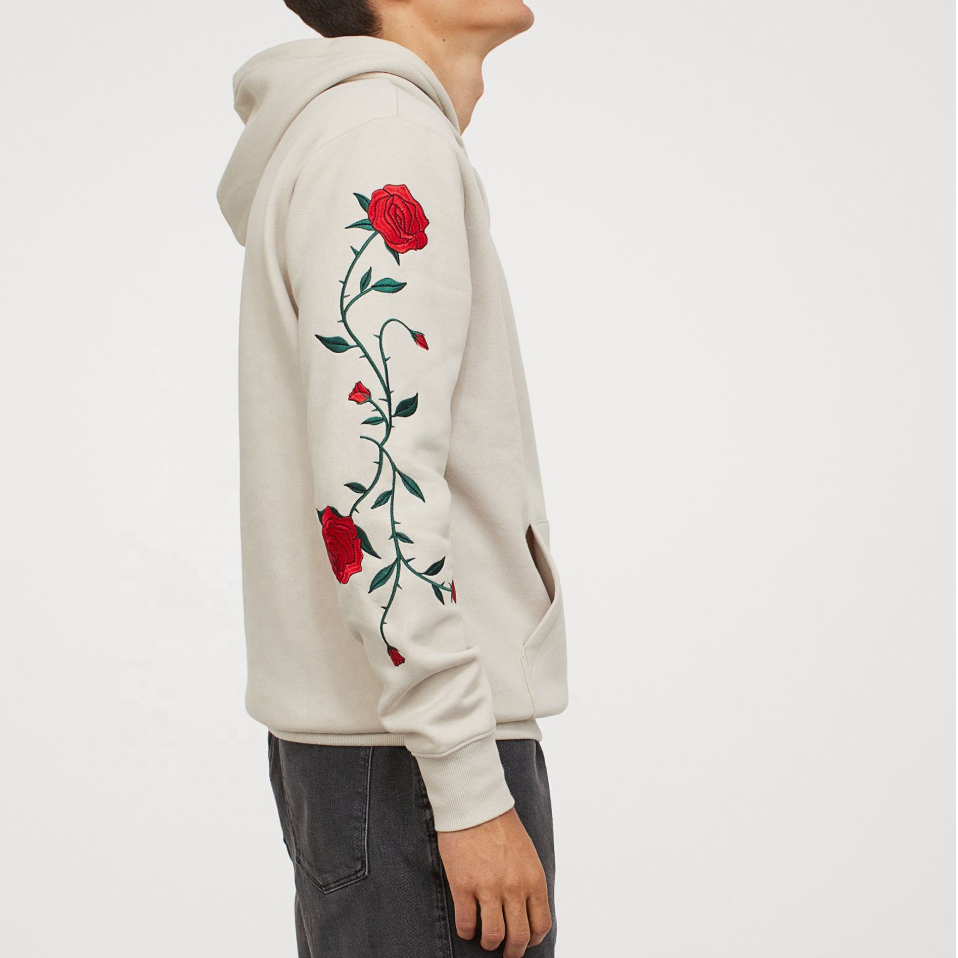 Men's high quality fashionable New arrivals bright colored pullover hoodies wholesale