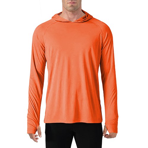 Manufacturers for Customs Clothes Wholesale Long Sleeve 100% Polyester Fishing Shirt with Hoodie Mens