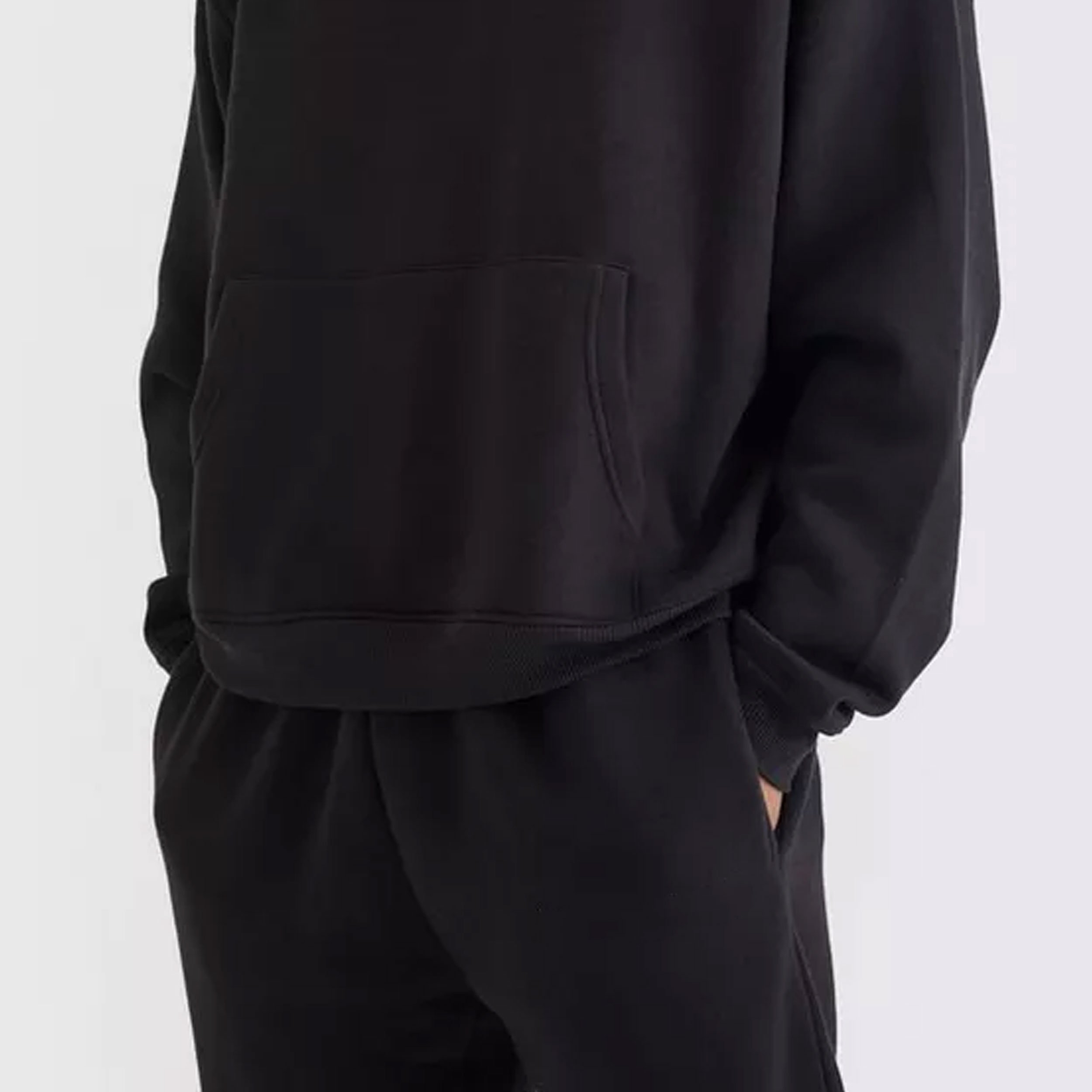 Wholesale Custom Logo Blank Pullover Tracksuits Vintage Sportswear Oversize Acid Wash Two Piece Jogger Set Men's Tracksuits