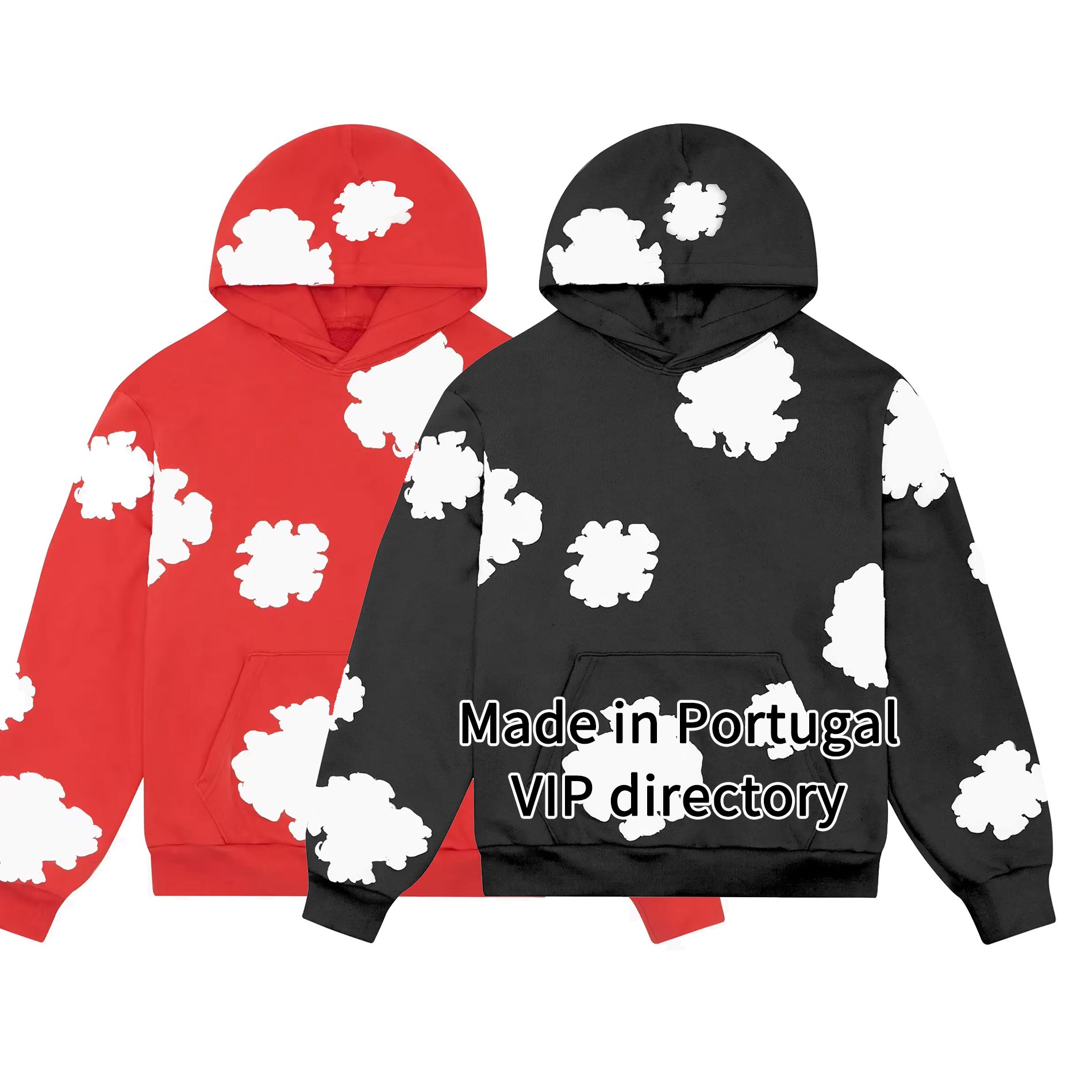 Designer Customized Logo OEM Printed Breathable Clothes Pure Cotton Foam Printed Sports Sweater Men's Hoodie