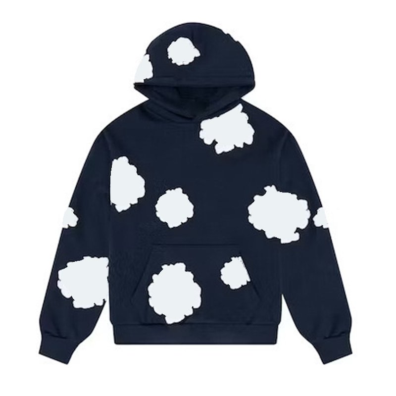 Designer Customized Logo OEM Printed Breathable Clothes Pure Cotton Foam Printed Sports Sweater Men's Hoodie