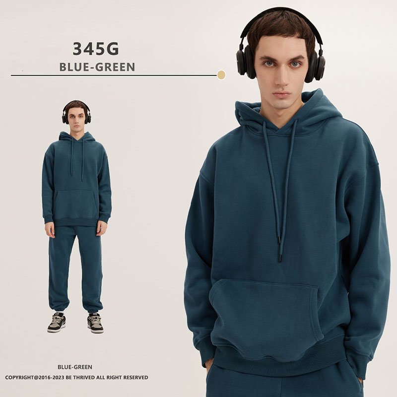 High Quality Fleece 350 GSM Oversize Hoodie Drop Shoulder Plain Blank Custom Men Hoodies