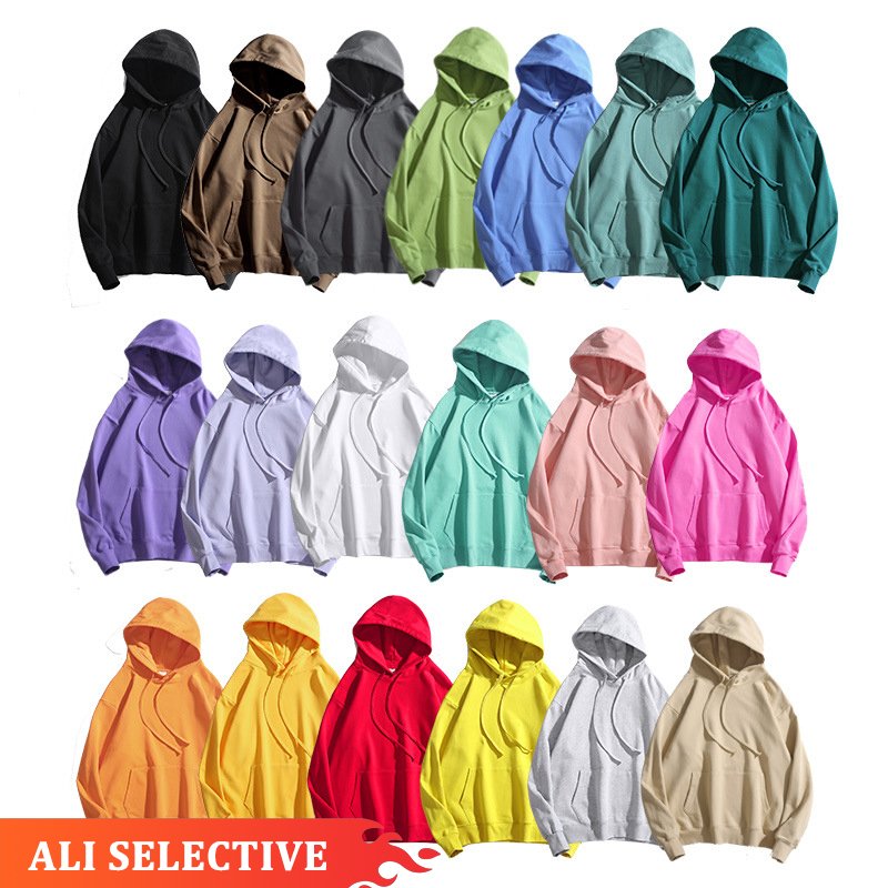LAITE H2001 High Quality Custom Logo 350 Grams 100% Cotton Thick Winter Hoodies Unisex Oversized Men's hoodies