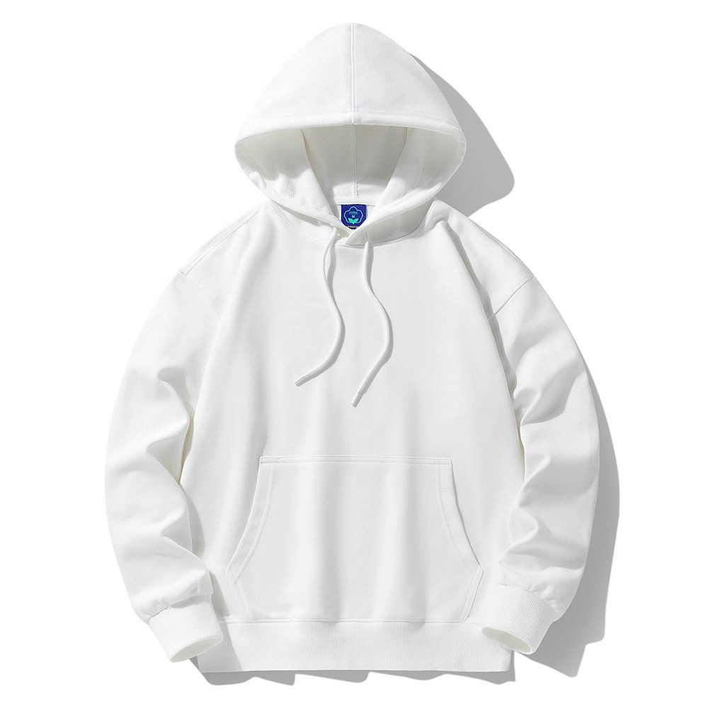 Custom Logo Men's Hoodies Cotton Fabric Sweatshirts Unisex Oversized Hoodies Autumn Winter Hoodie