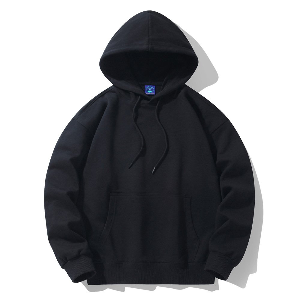 Custom Logo Men's Hoodies Cotton Fabric Sweatshirts Unisex Oversized Hoodies Autumn Winter Hoodie
