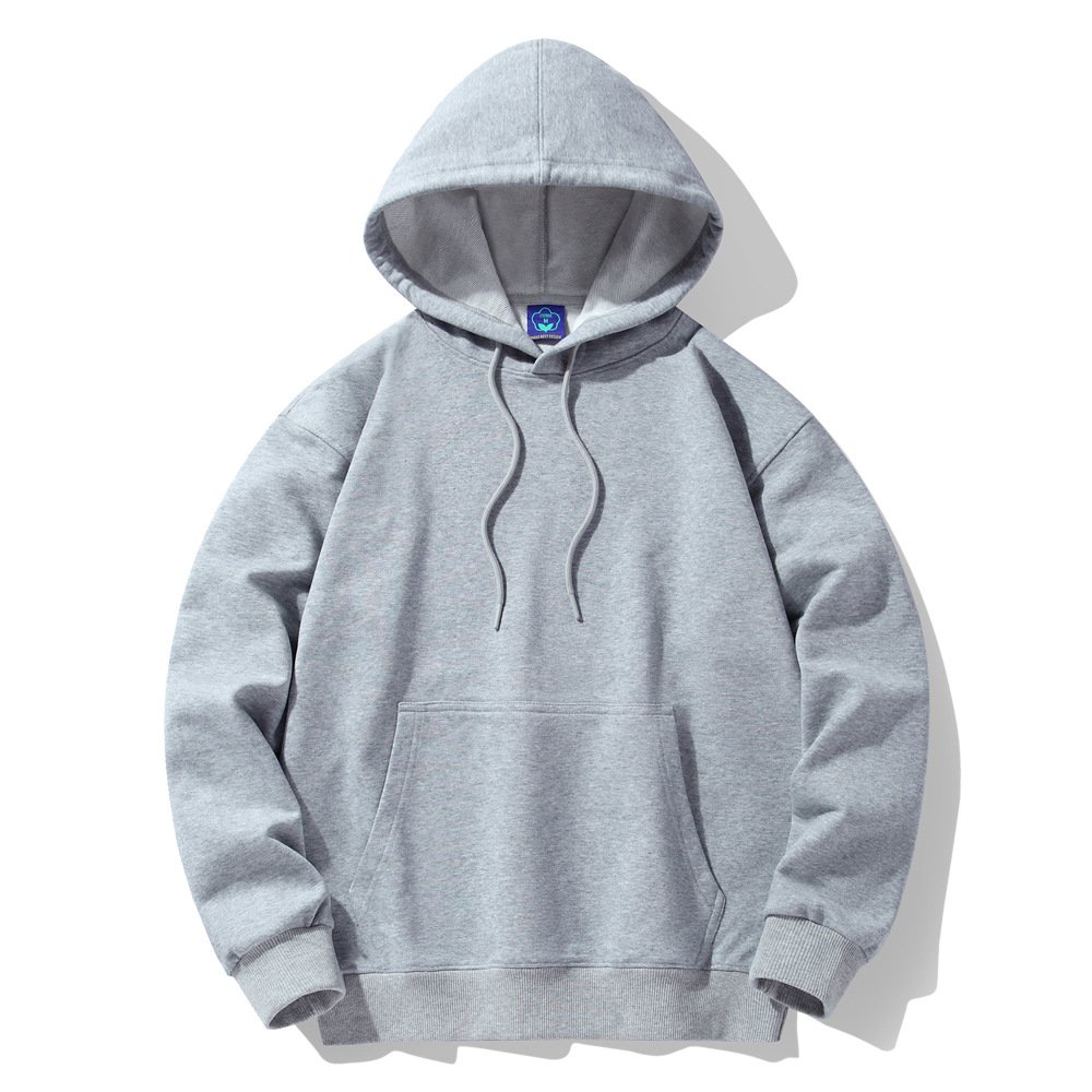 Custom Logo Men's Hoodies Cotton Fabric Sweatshirts Unisex Oversized Hoodies Autumn Winter Hoodie