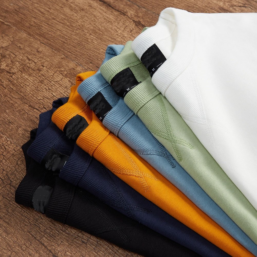 400 gsm hoodie Custom Embroidered Heavyweight Pullover Hoodie Terry Oversize Solid Color Men's Hoodies
