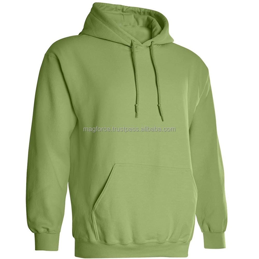 Top Quality Men's Hoodies Sweatshirts Made Cotton Fleece Winter Adult Fleece Hoodie With Customized Size